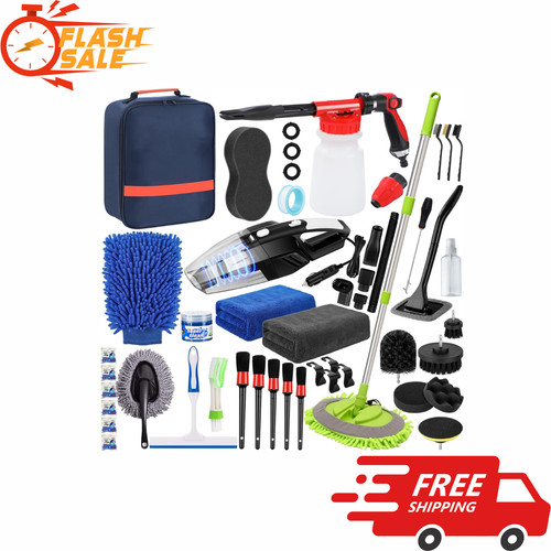 43pcs car wash detailing kit - wash,