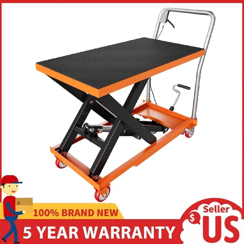 Hydraulic lift table cart - table,