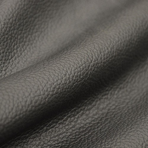 Whole black leather hide - black,