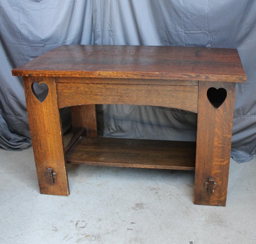 Antique oak mission desk - oak,