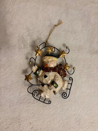 Snowman christmas ornament - christmas,