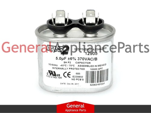 Range oval capacitor - oval,