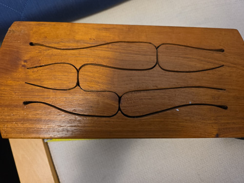 Hand carved wooden tree note - tree,