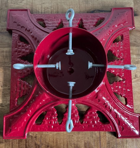 Cast iron christmas tree stand - cast,