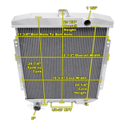 Row champion radiator for - 4,