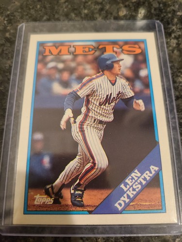 Len dykstra 1988 topps 655 - len, #655