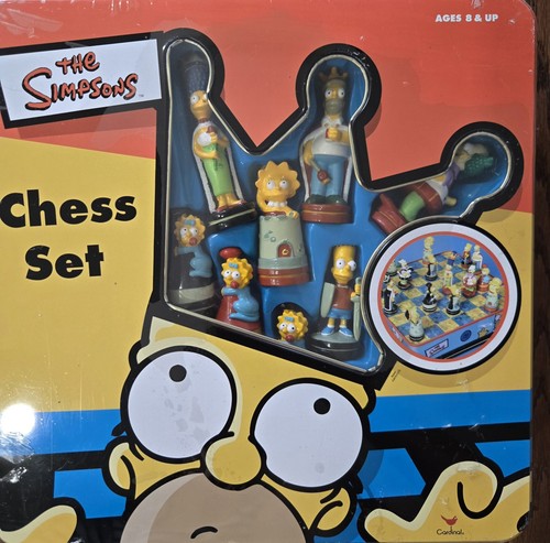 The simpsons chess set tin - the,