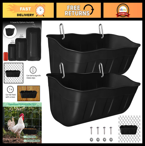 Hanging chicken feeder - hanging, &