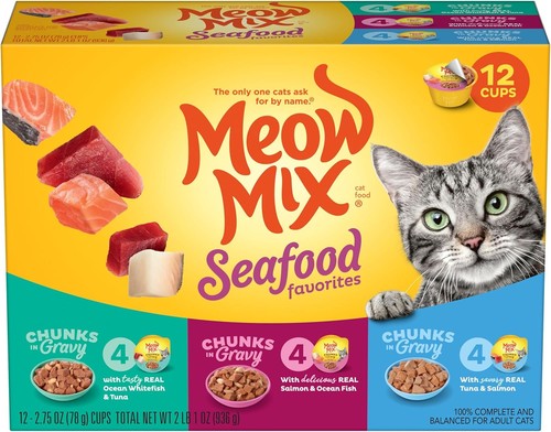 Meow mix seafood - mix, favorites