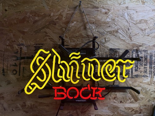 Vintage shiner bock beer glass - vintage,