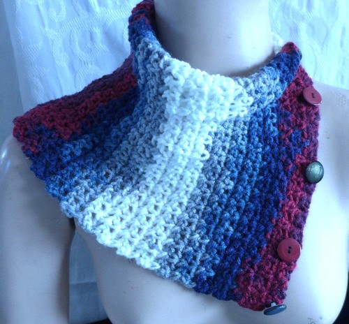 Collar handmade crocheted - collar,