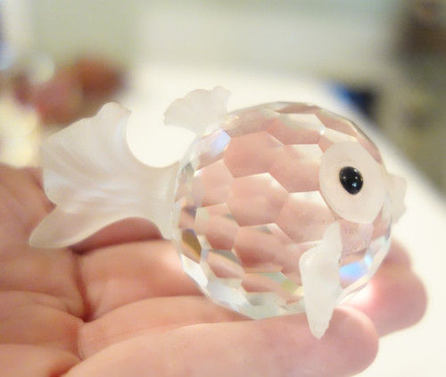 Swarovski crystal blowfish - swarovski,