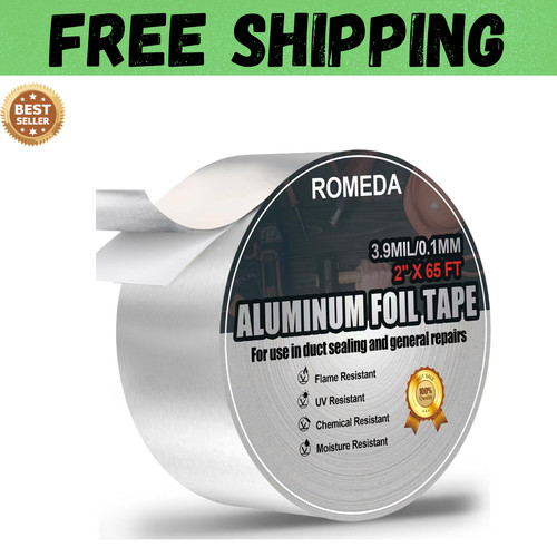 Aluminum foil tape 65ft - aluminum, x