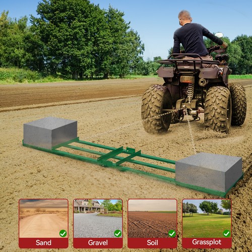 8ft drag harrow grader lawn - grader,