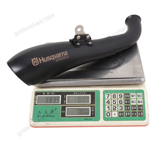 Motorcycle black muffler - motorcycle,