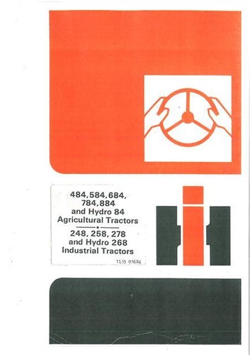 International tractor 484 584 - international,