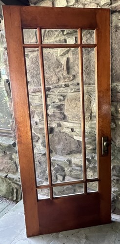 Antique solid wood entrance - solid,