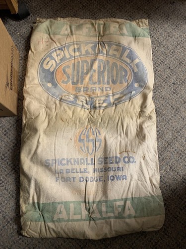 Spicknall alfalfa seed bag - spicknall,