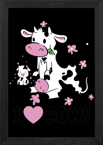 Love cows little kid - love,