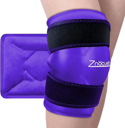 Enhanced knee ice - pack, wrap