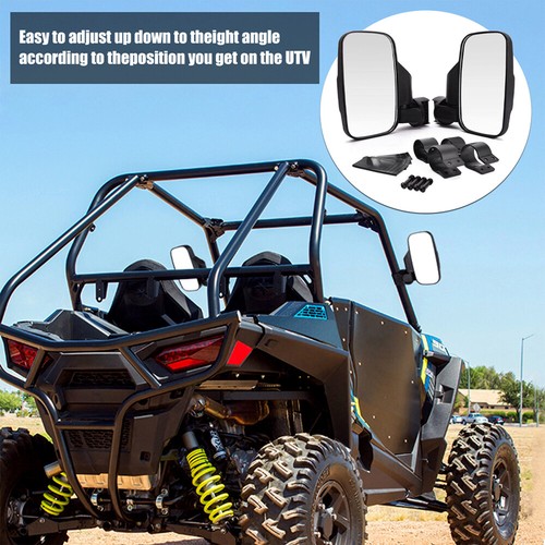 Utv side mirrors 2 - +, -2"