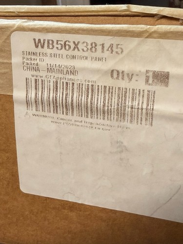 Microwave control panel - ge,