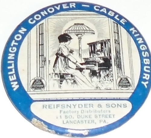 Vintage player piano pocket - piano,