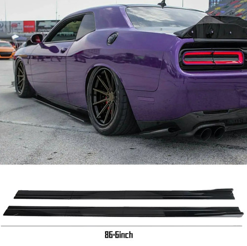 Glossy black side - glossy,