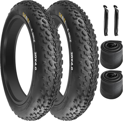 Bike fat tires x 4 - 20, 4.0
