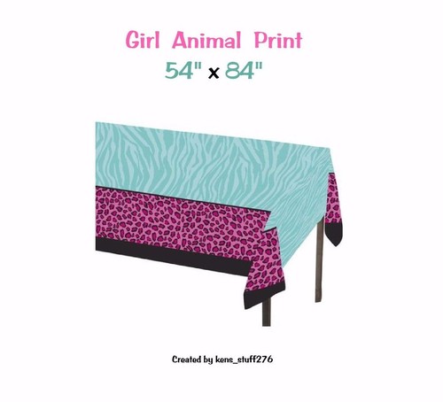 Animal print table cover - animal,