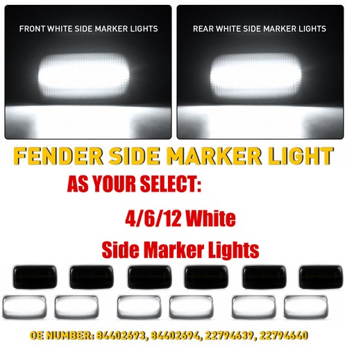 White led side - side, light