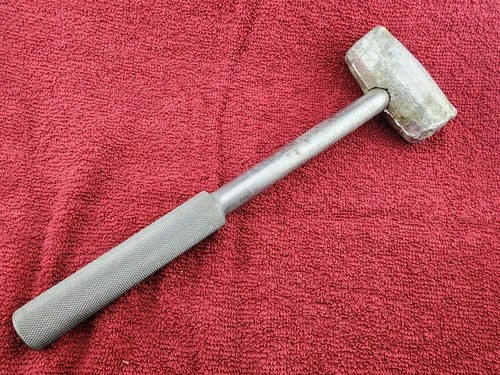 Vintage lead hammer 12 oz - 2,