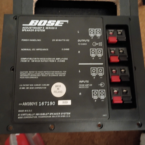 Bose acoustimass series ii - bose,