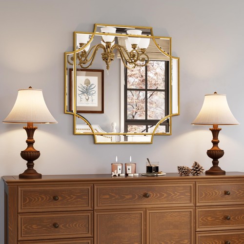 Gold framed mirror for - gold,