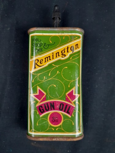 Vintage remington gun oil tin - vintage,