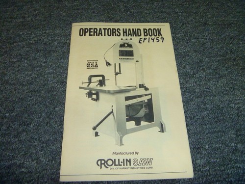 Roll saw ef1459 band - in,