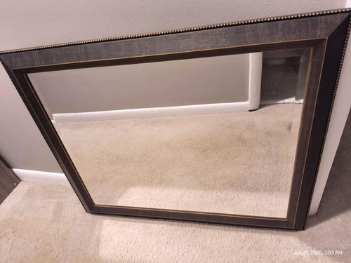 Framed mirror x - mirror,