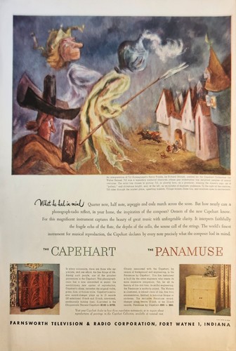 1947 farnsworth television - farnsworth, &