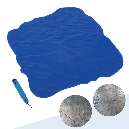 Blue slate seamless texture - blue,