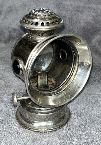 Antique bicycle oil lamp - bicycle,