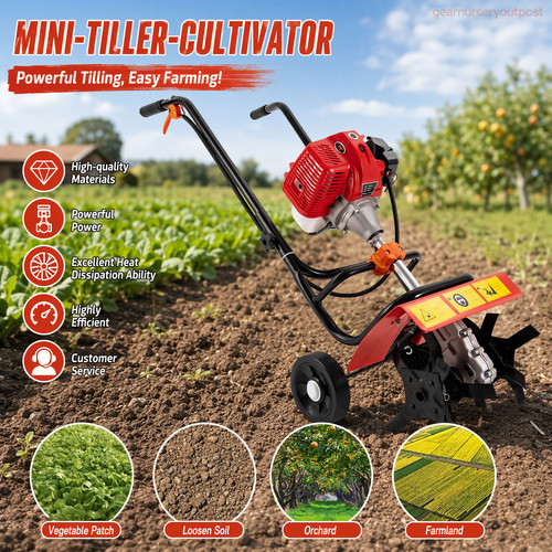 52cc tiller gas powered - 52cc,