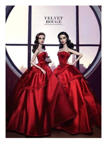 Velvet rouge veronique doll - rouge,