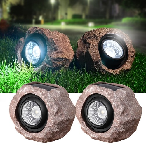 Solar rock lights - rock, 2
