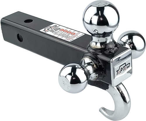 Trailer receiver hitch triple - trailer,
