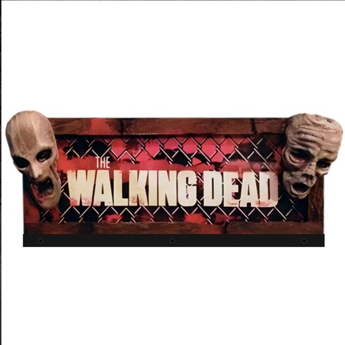 Walking dead pinball topper - walking,