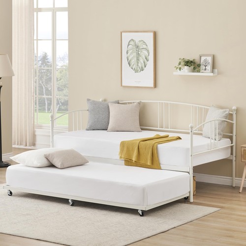 Twin metal daybed with - twin,