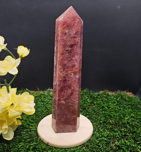 Strawberry quartz healing - strawberry,