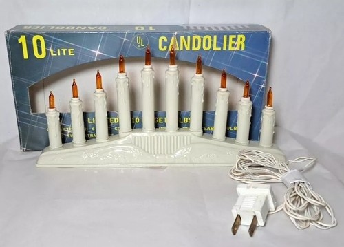 Vintage christmas candolier - vintage,