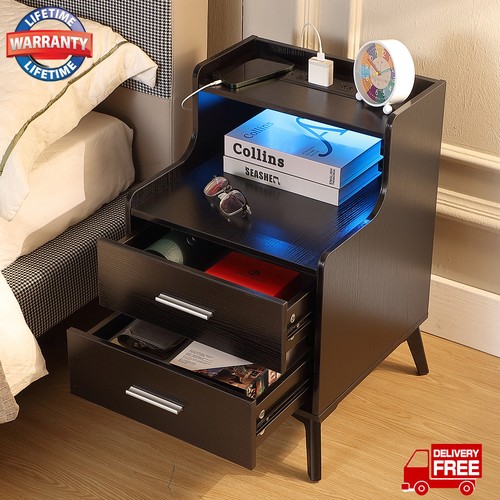 Wood elegant night stand - 2,