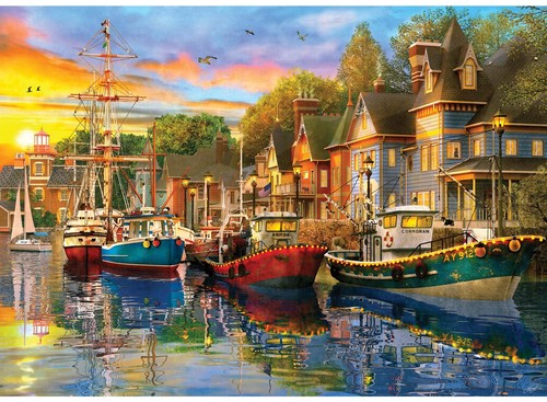 Anatolian puzzle harbour - puzzle,